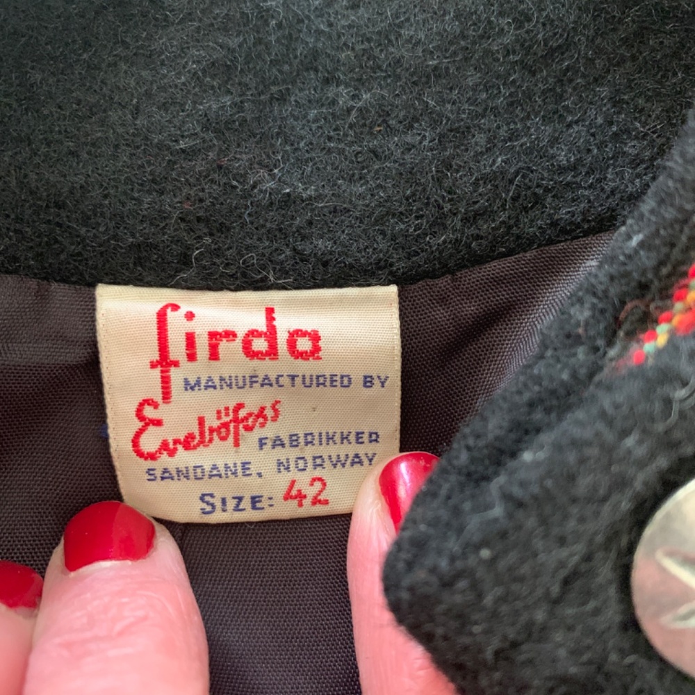 Authentic Norwegian Wool Jacket Size M - Picture 3 of 5